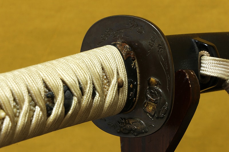 (03-1238)慶長新刀 兼常 一尺一寸二分 合口拵入 白鞘付 - Photo 9