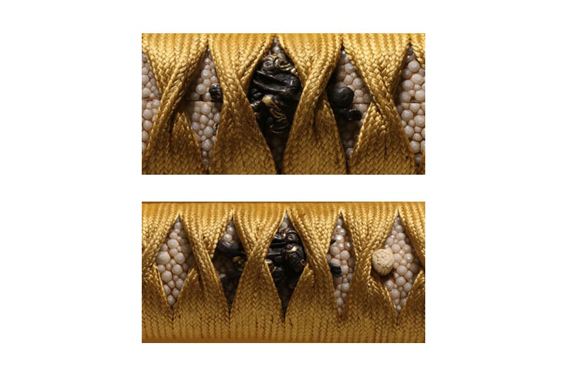 (03-1313)保存刀剣 新々刀 山上播磨守國寿 一尺四寸五分強 打刀拵入 、白鞘付 - Photo 21