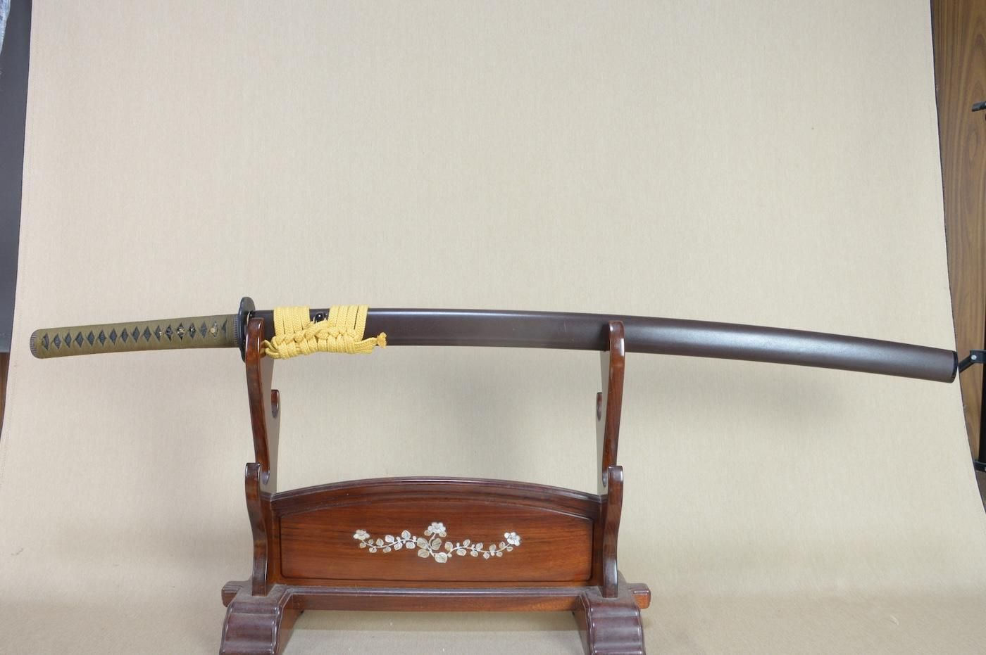 【大切先身幅広く清麿を写しの現代刀】「無銘」83.0cm 、鑑賞に・居合・試斬刀として!!! - Photo 30