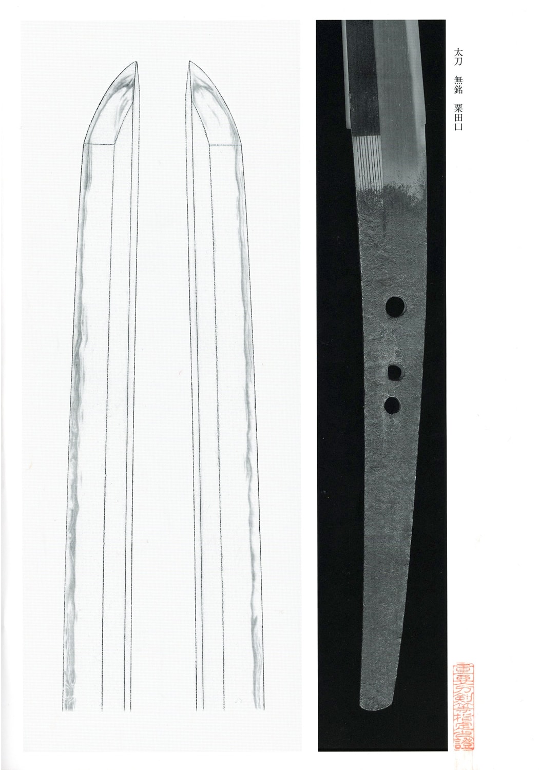 AWATAGUCHI HEIAN/KAMAKURA KATANA 粟田口系 020225 - Photo 24