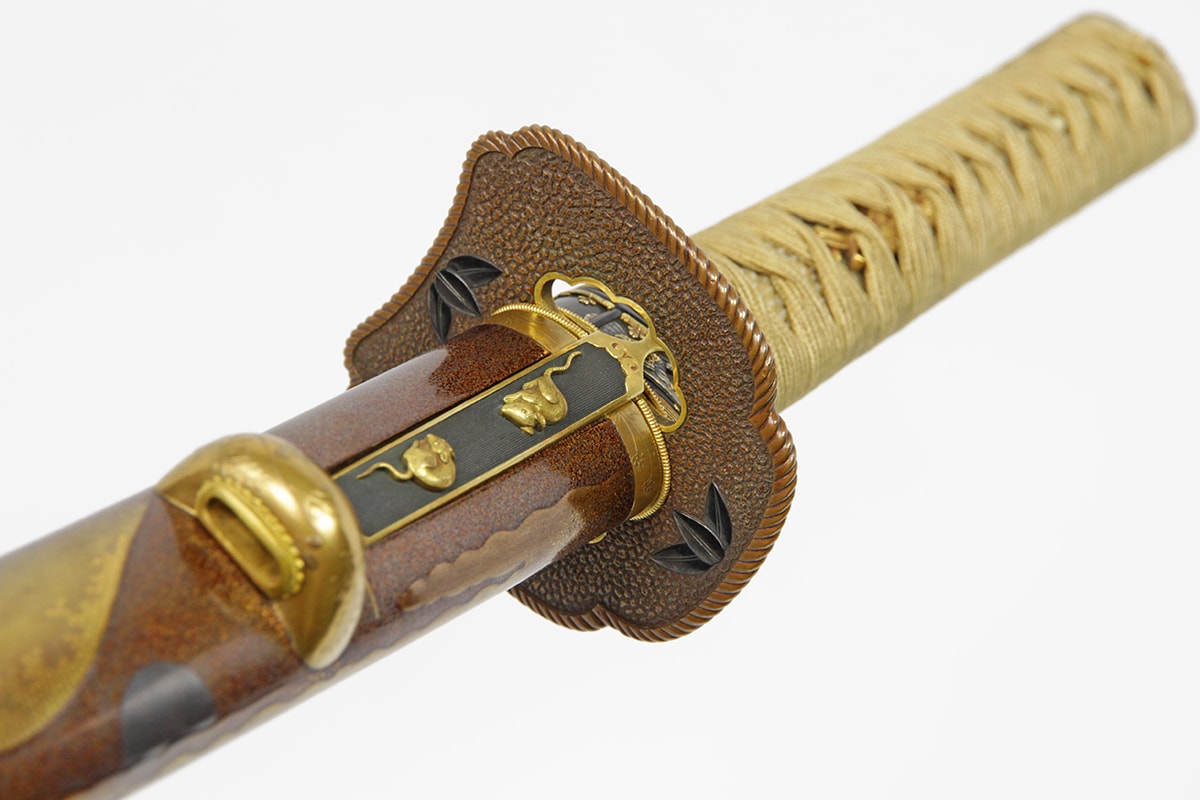 Museum grade Katana signed Kunishige with Gold Koshirae - Nihonto Art - Photo 5