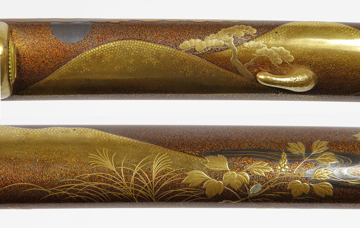 Museum grade Katana signed Kunishige with Gold Koshirae - Nihonto Art - Photo 15