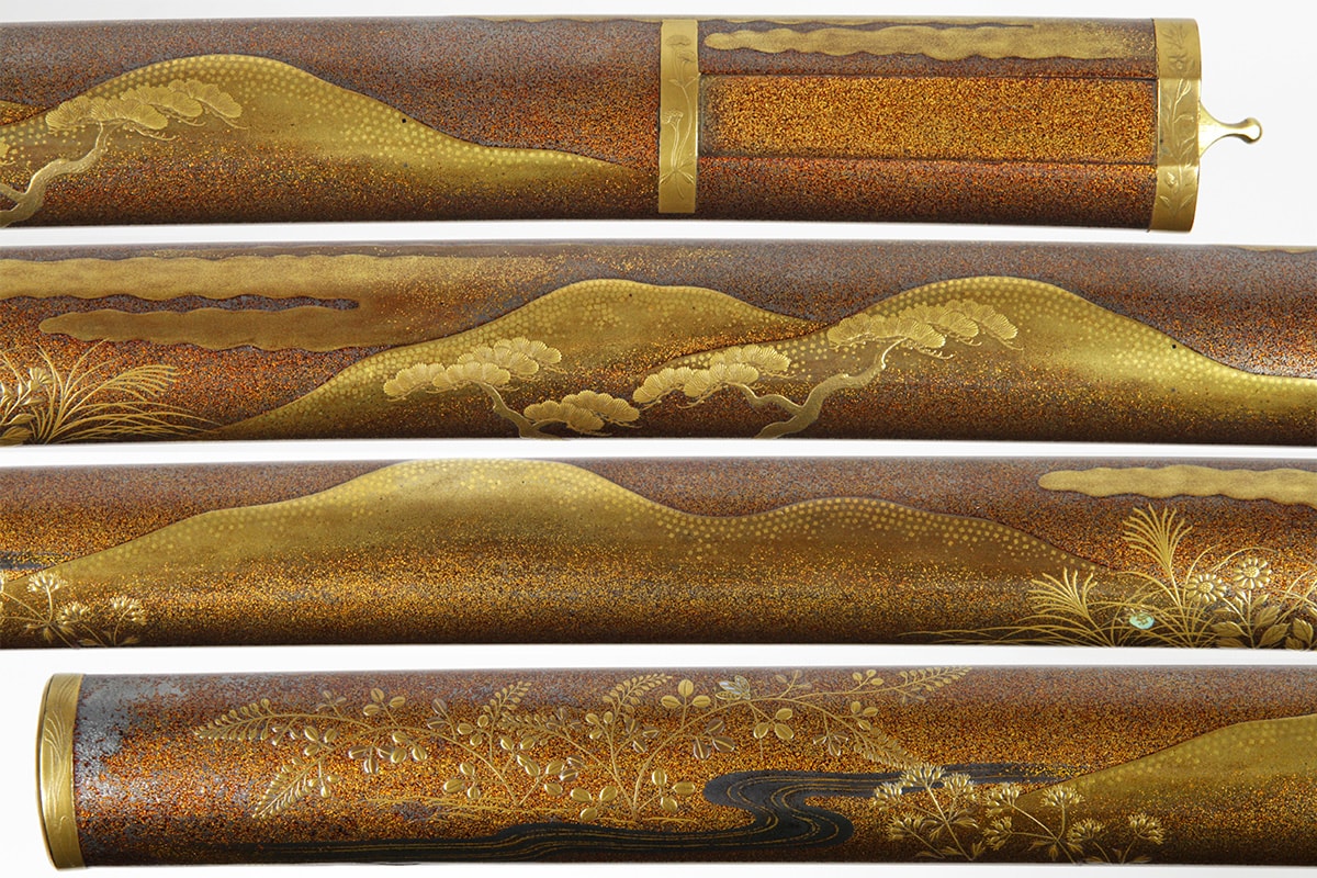 Museum grade Katana signed Kunishige with Gold Koshirae - Nihonto Art - Photo 13