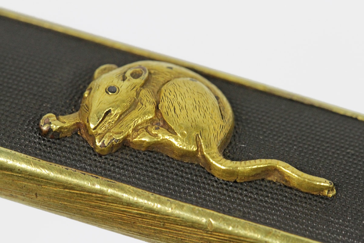 Museum grade Katana signed Kunishige with Gold Koshirae - Nihonto Art - Photo 32