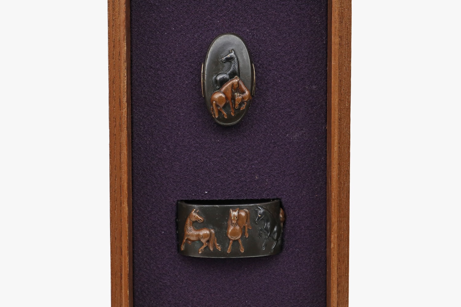 Horse Fuchi Kashira by Goto Yoshinaga - Nihonto Art - Photo 3
