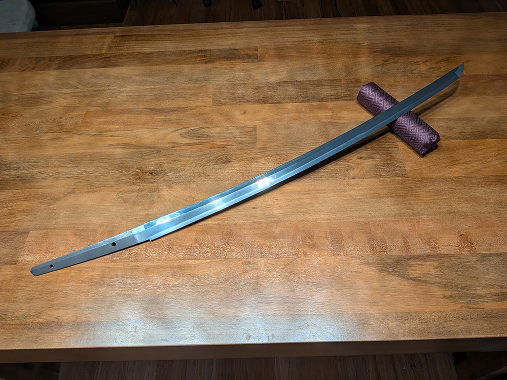 Rai Norimichi Katana in Shirasaya with Buke-Zukuri Koshirae - Photo 20