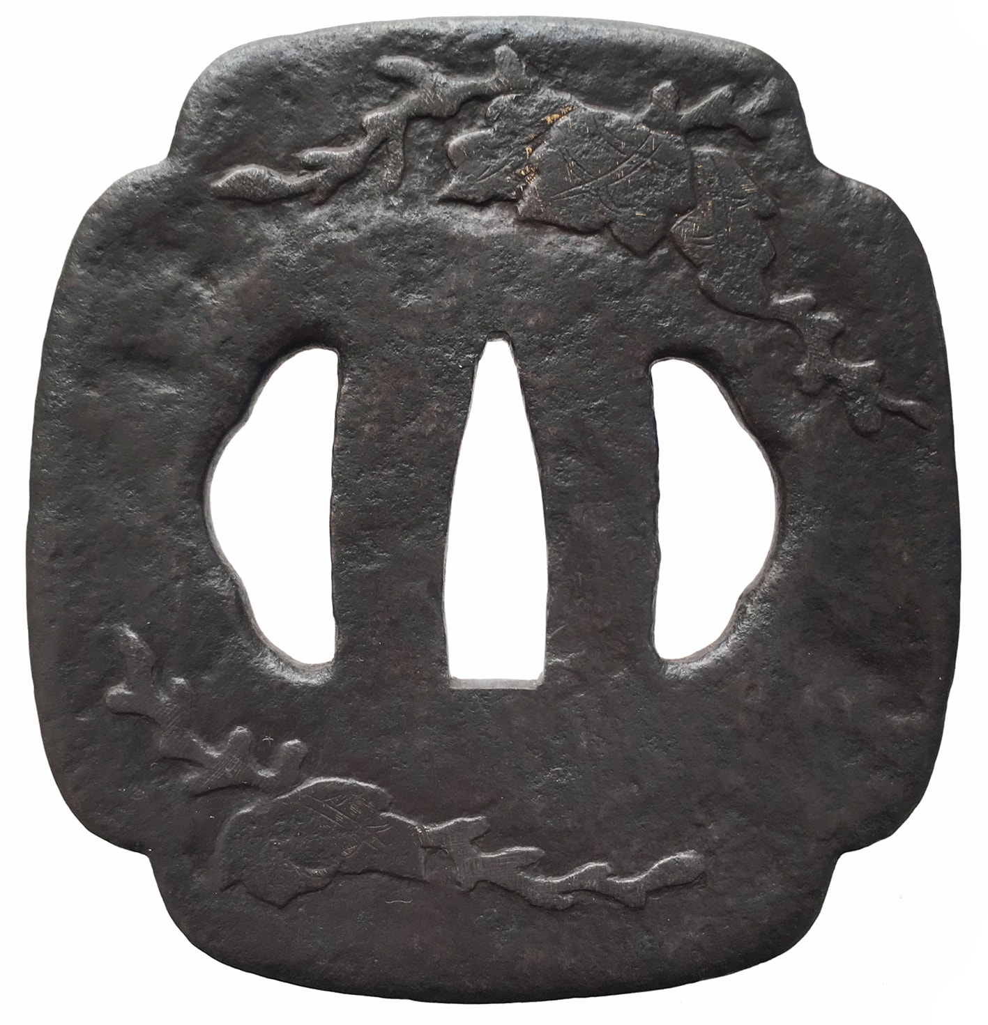 Tsuba, Higo Shimizu Jingo, Nagegiri no zu - Photo 2