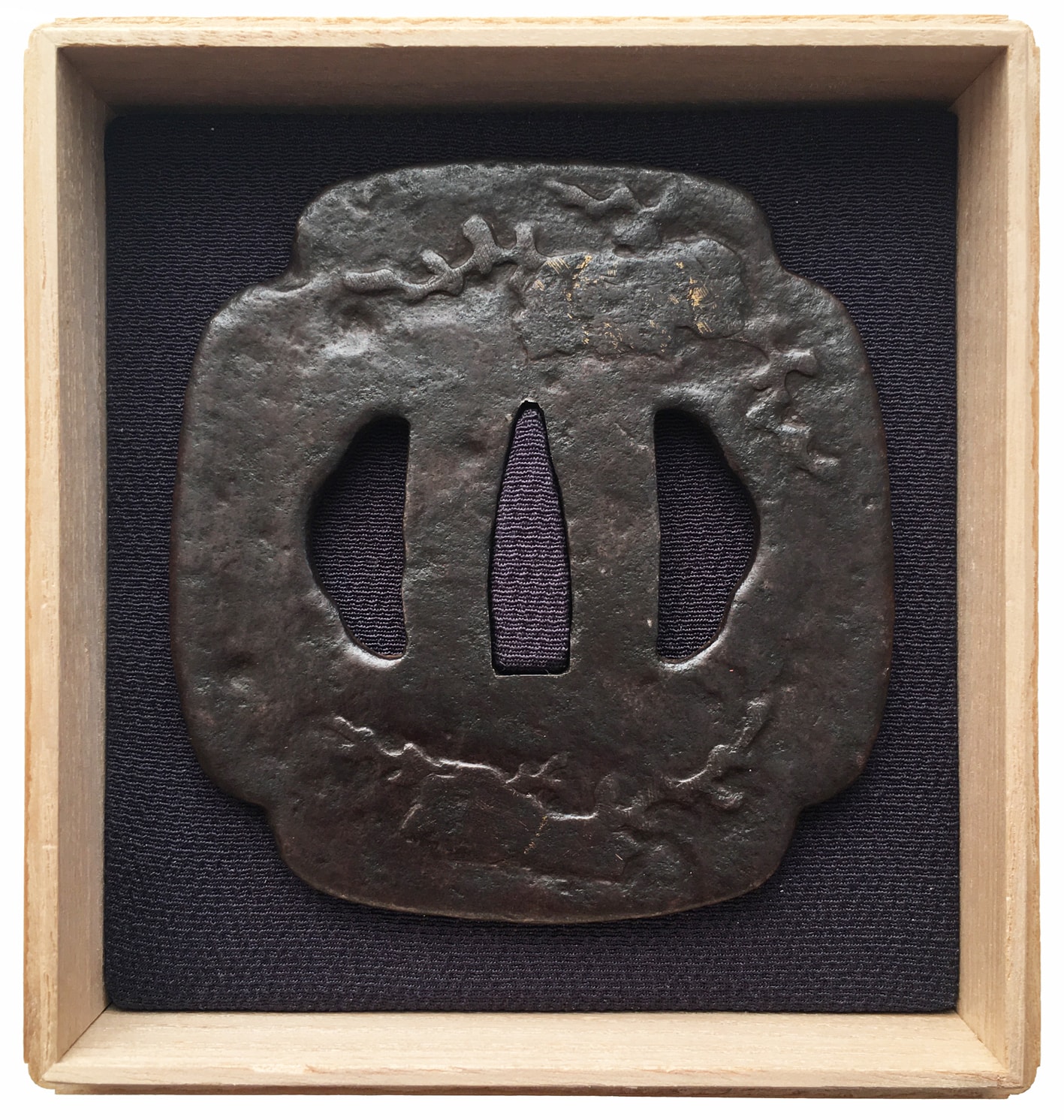 Tsuba, Higo Shimizu Jingo, Nagegiri no zu - Photo 3