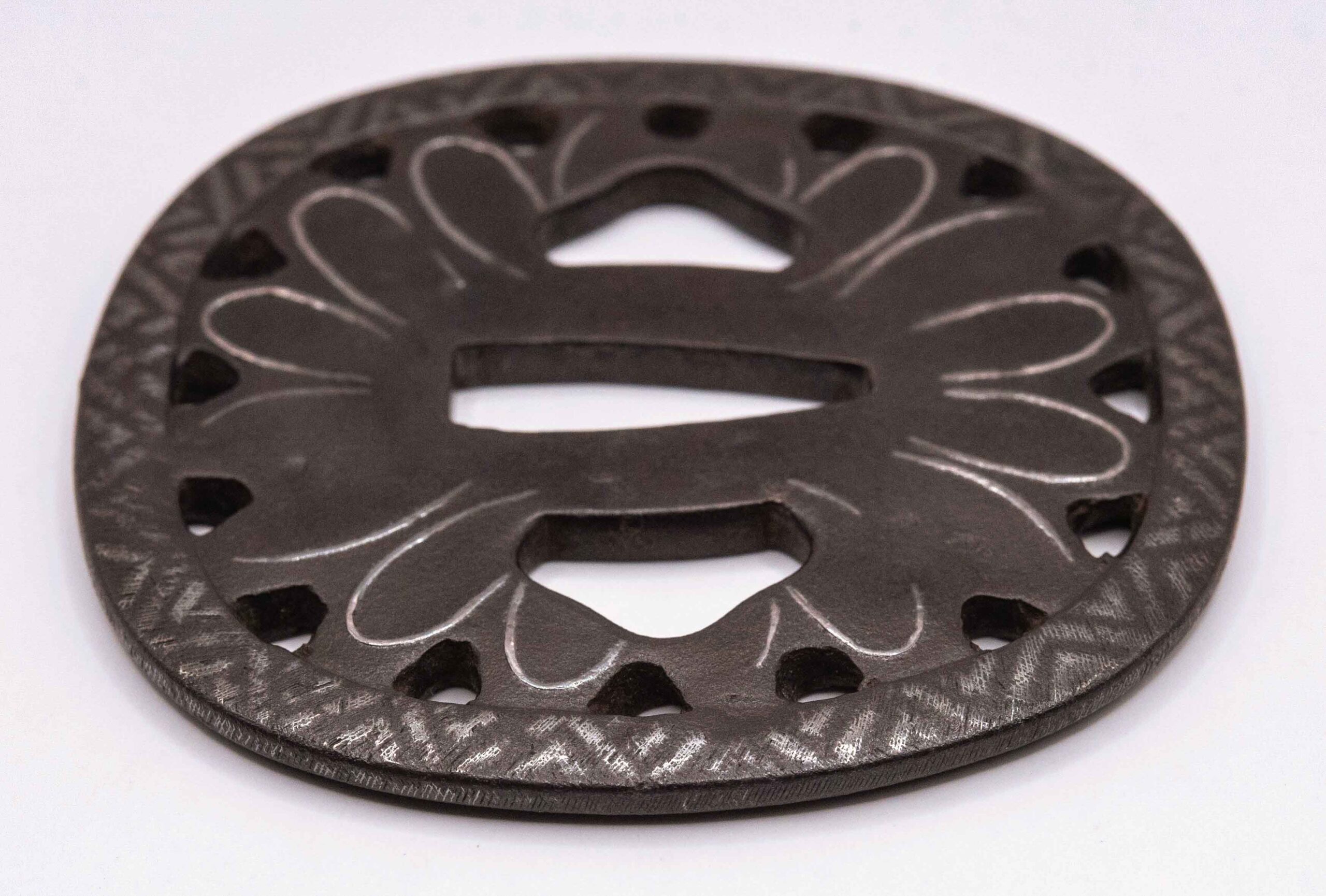 Tsuba, Higo Jingo, Kiku - Photo 8