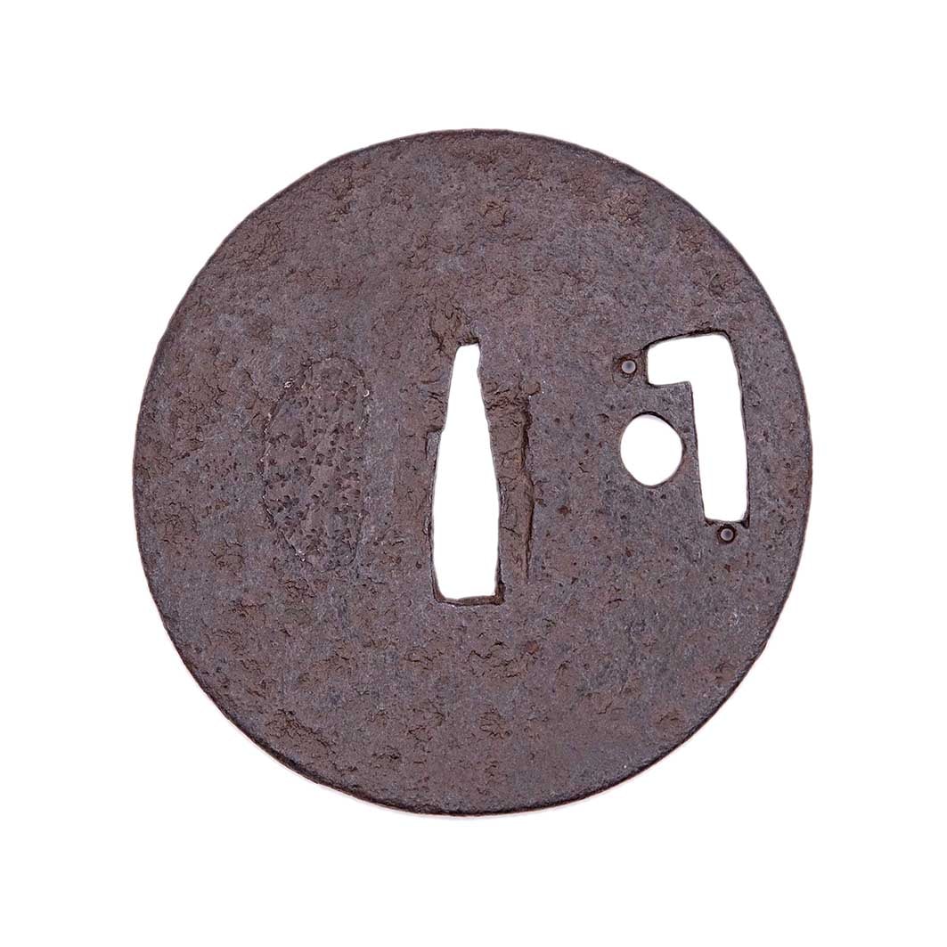 Tsuba - Ko-Tosho Tsuba: Carpenter's Tools Design