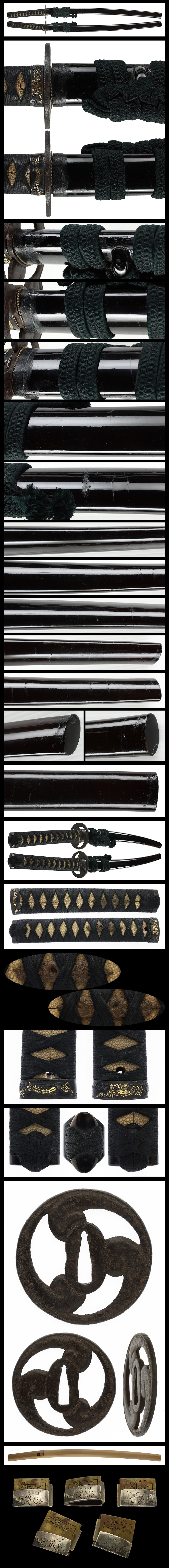 Wakizashi:Tanba Kami Fujiwara Jumyo (NBTHK Tokubetsu Hozon Token) (Consignment Sale) - Photo 4