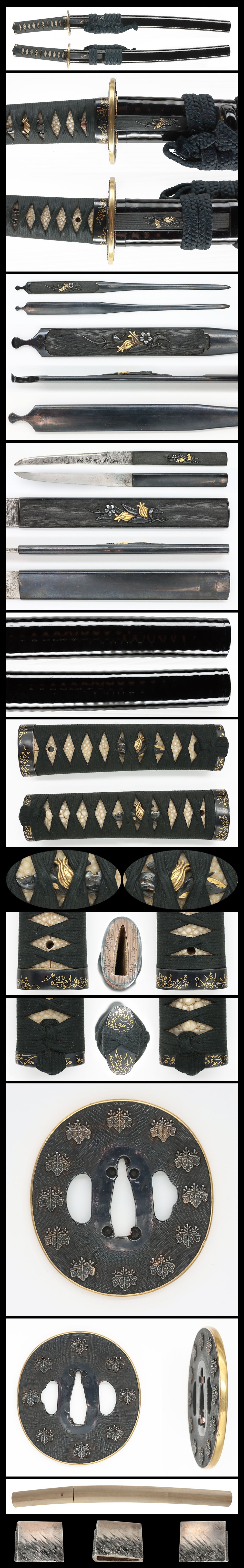 Wakizashi:Mumei (Unsigned)(attributed to Yamashiro no Kami Kunikane)(NBTHK Hozon Token) - Photo 4