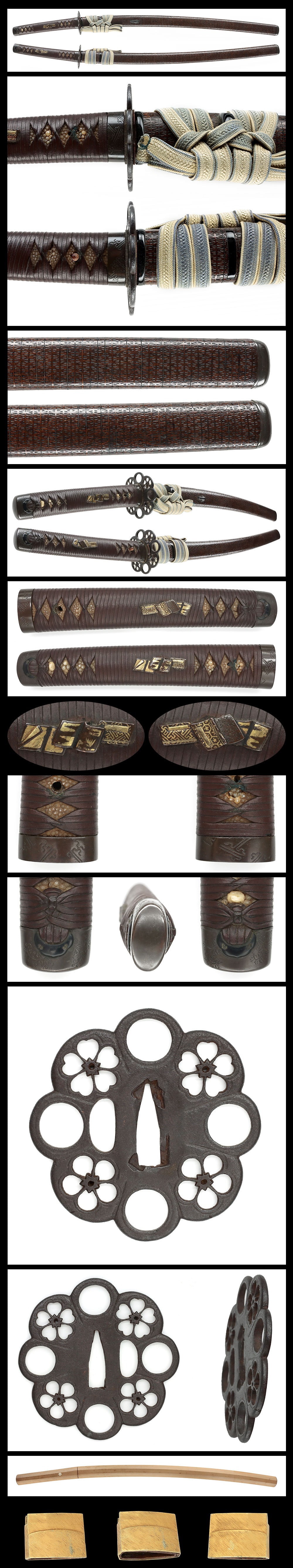 Katana:Mumei (attributed to Den Ayakoji)(NBTHK Tokubetsu Hozon Token)(Koshirae: NBTHK Tokubetsu Kicho Tosogu) - Photo 4