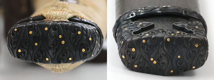 無銘 備州住長船祐光（豪華な七曜紋三ツ割六つ山紋付糸巻太刀拵付） Den Bishuju Osafune Sukemitsu - Photo 31