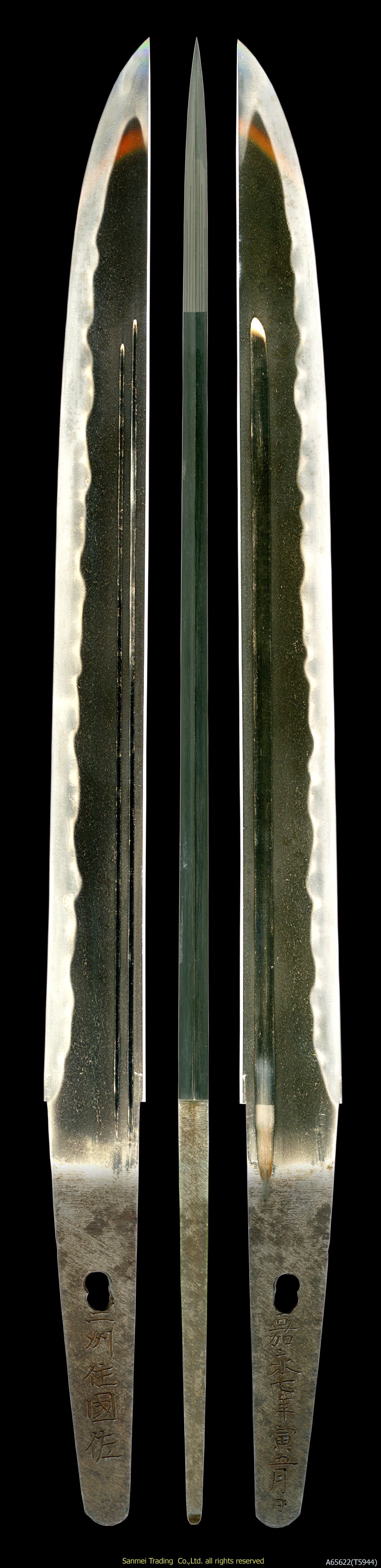 Tanto signed Sanshu-ju KUNISUKE In the 5th month Tiger, Kaei7th - Photo 2