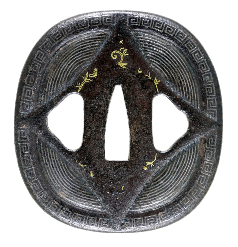 No.B00228 鐔 甚吾 糸巻図