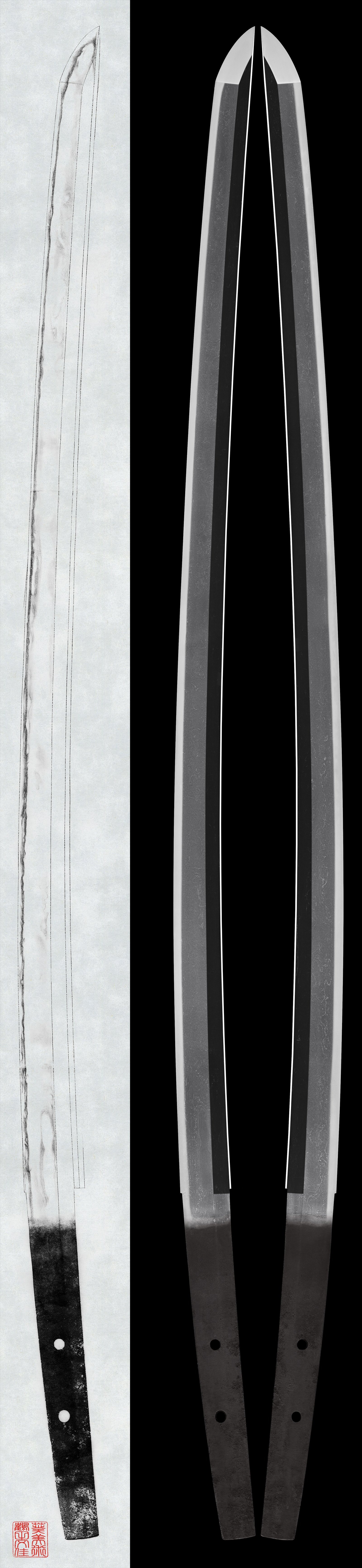 Katana: Mumei (Den Osafune Shigezane)(NBTHK Tokubetsu Hozon Token)