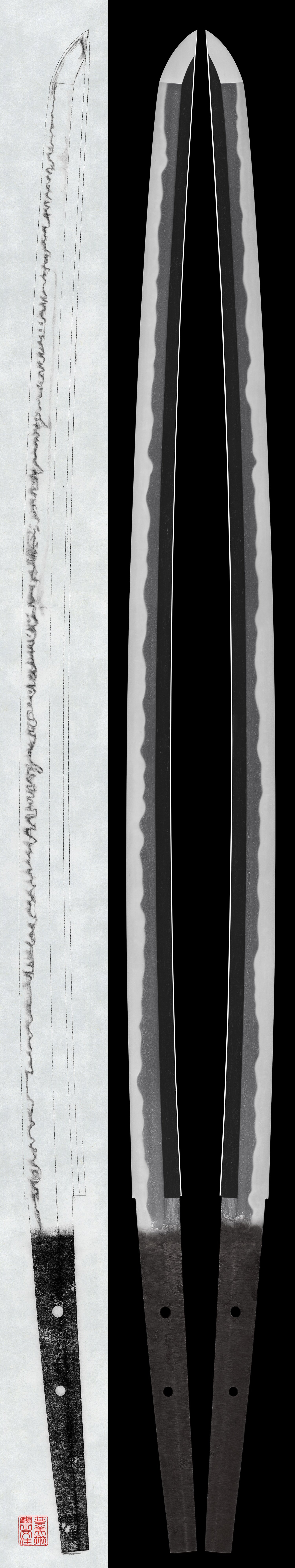 Katana:Mumei (Ichimonji) (NBTHK Tokubetsu Hozon Token)