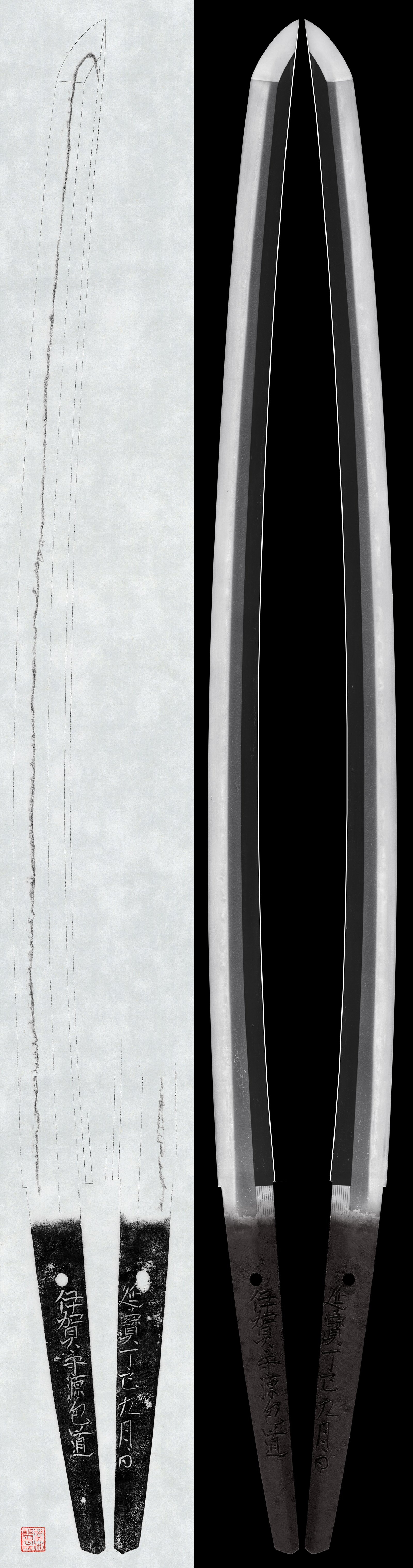 Katana: Iga no Kami Minamoto Kanemichi(NBTHK Tokubetsu Hozon Token)