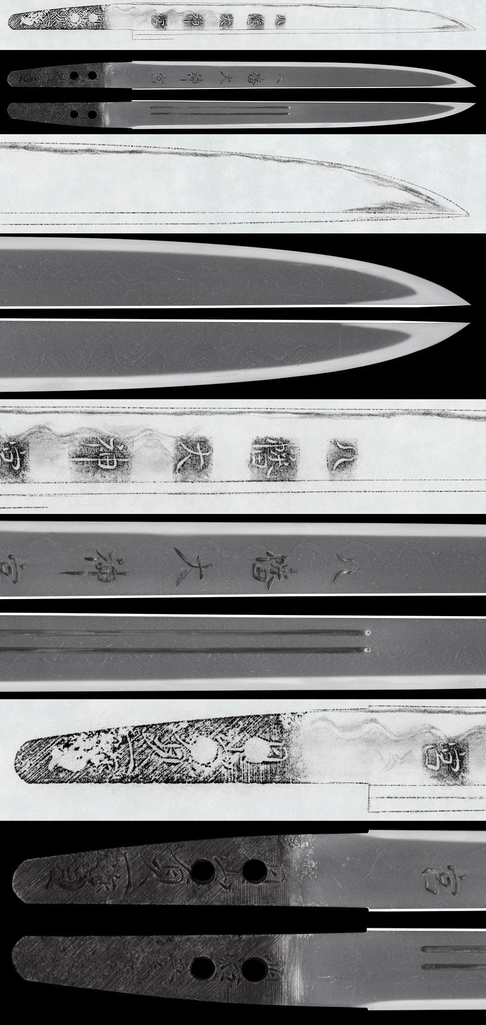 Tanto:Gassan Sadakazu (Kao) Meiji 5 (1872)(NBTHK Hozon Token)