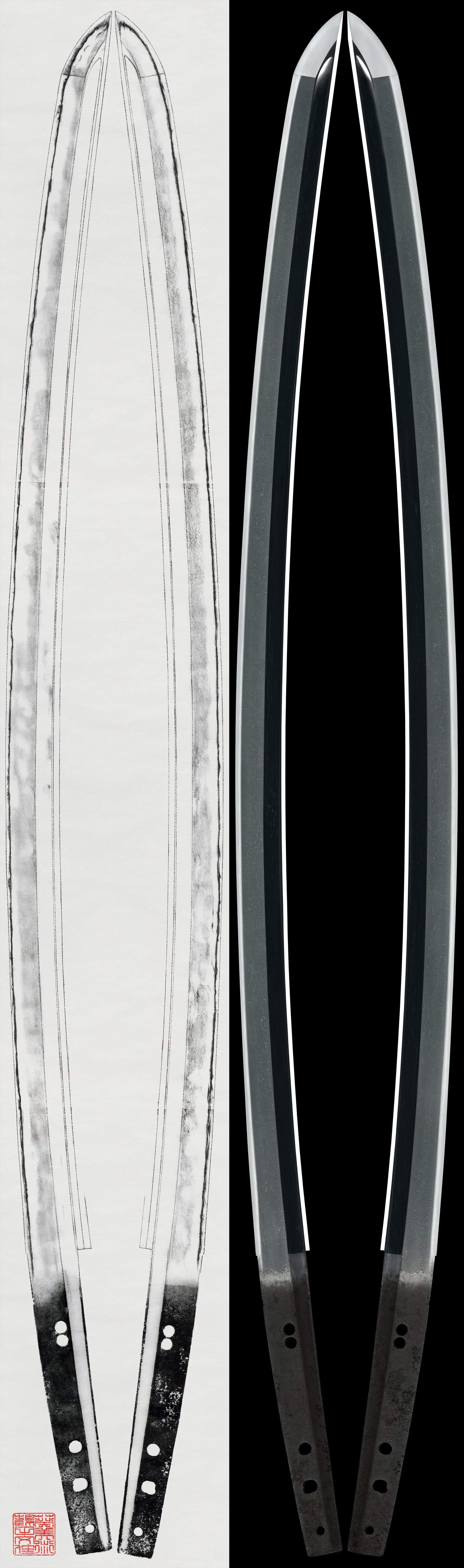 Katana: Mumei(Unsigned)(judged as Enju)(the 26th NBTHK Juyo Token)