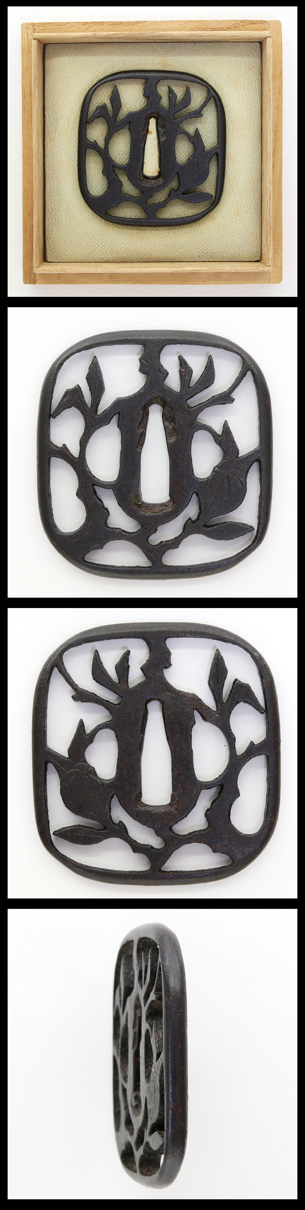 Tsuba: Mumei(Unsigned)(Akasaka) (NBTHK Hozon Tosogu)