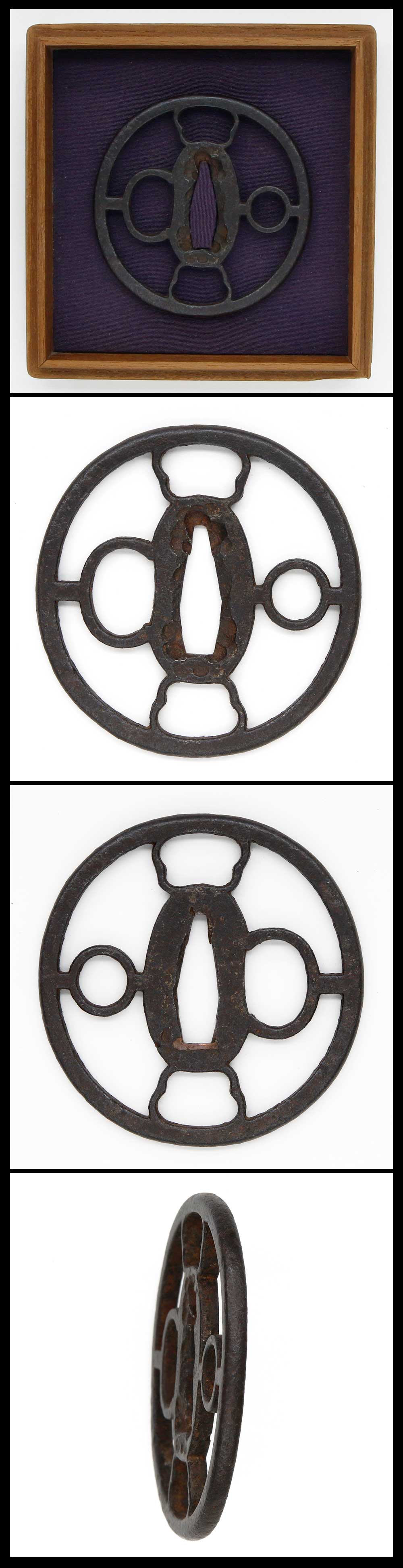 Tsuba: Mumei (Unsigned) (Owari) (NBTHK Hozon Tosogu)