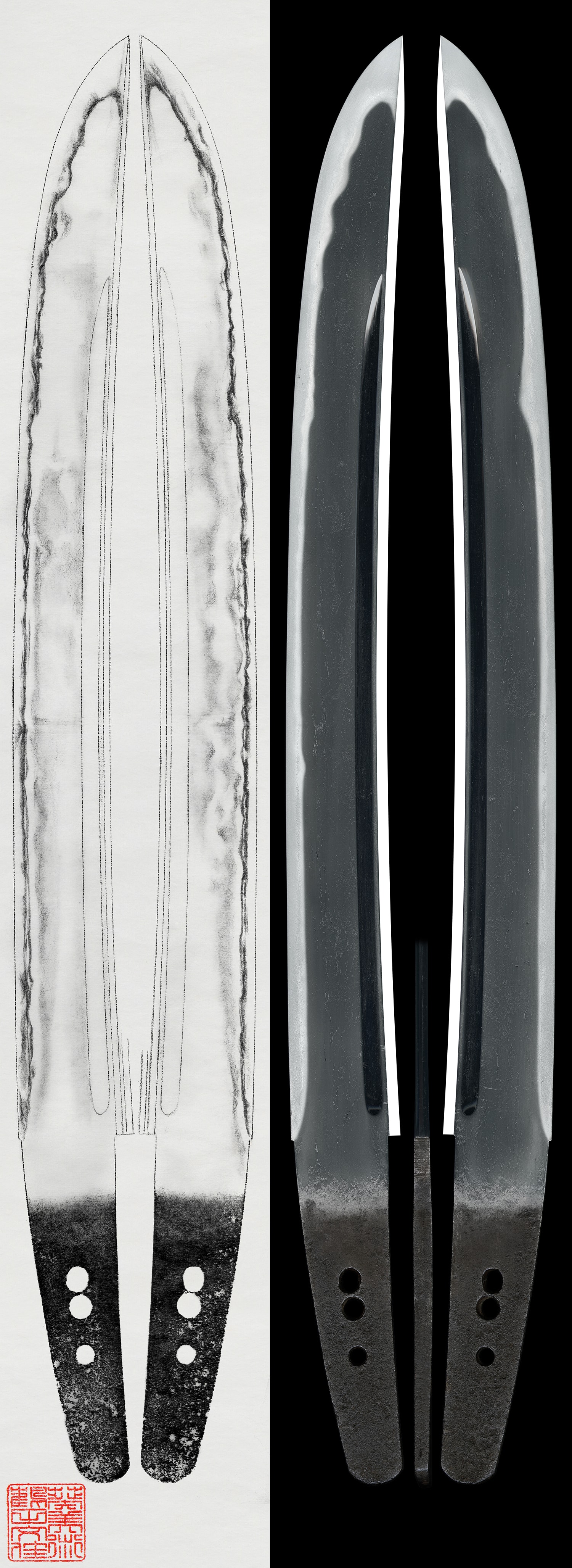 Wakizashi: Mumei(Unsigned)(Nobukuni)(the 54th Juyo Token)
