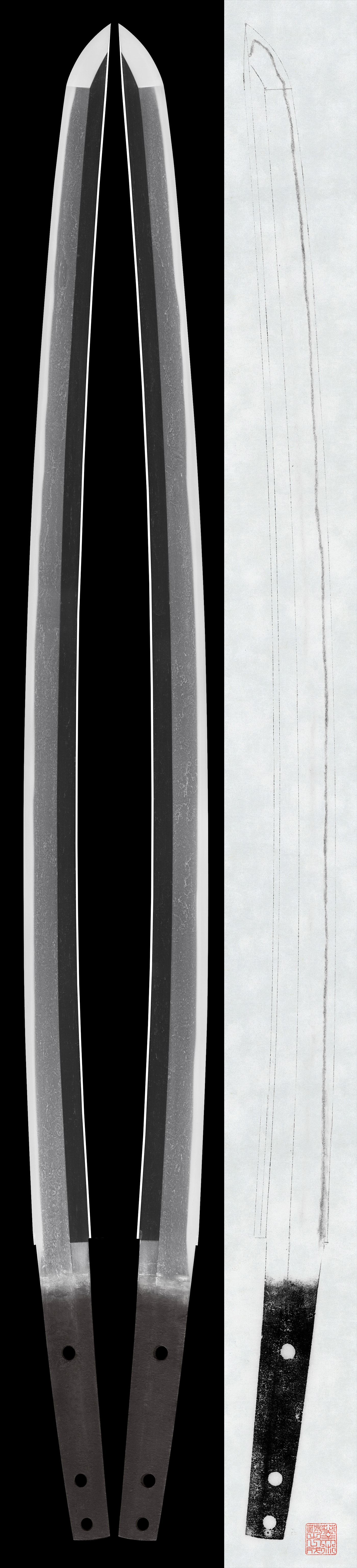 Wakizashi - Tokubetsu Kichō - by Mihara School - Mumei (Sue-Mihara)