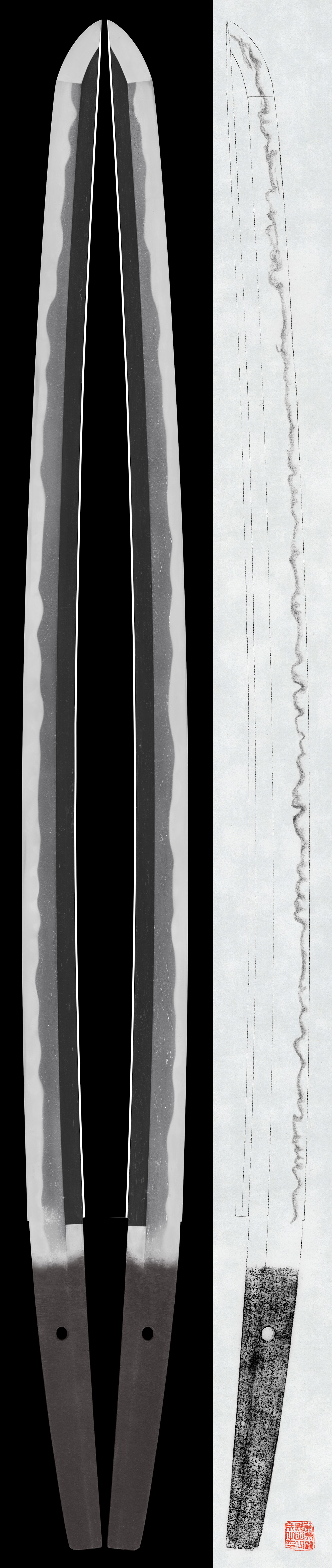 Wakizashi:Mumei(Unsigned)(Echizen Seki 越前関)(NBTHK Hozon Token)