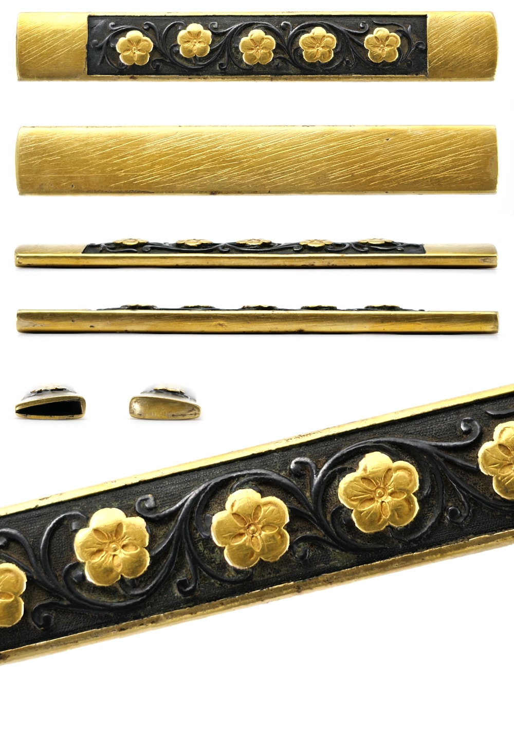 Kozuka - Hozon - by Ko-Mino School - Nadeshiko Karakusa Design (Unsigned, Ko-Mino)