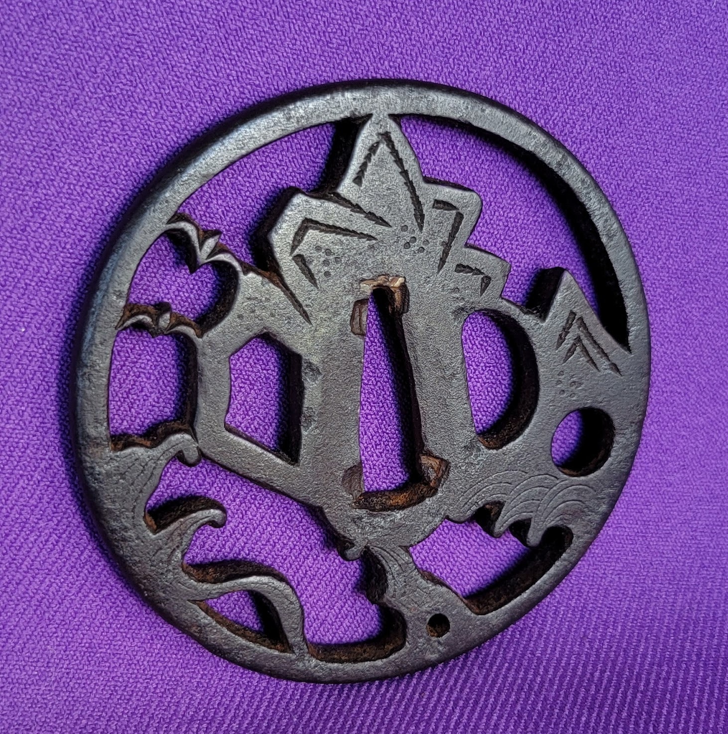 NB #8 Kyo Shoami Tsuba