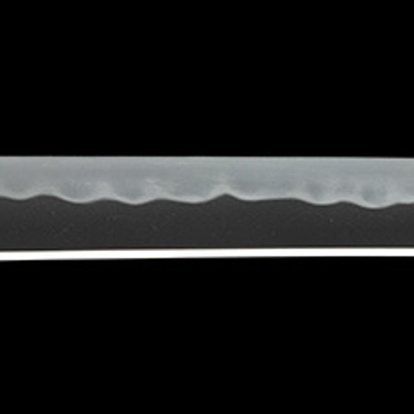 Tanto - by Nagahiro - Signed Fujita Kengo Fujiwara Nagahiro, a student of Yokoyama Kaga Suke of Bizen Osafune, resident of Yamaguchi, Boshu. Inscription by Nakatani Sadaomi, dated Genji 1 (1864), May 3rd, detailing the sword's bestowal as a treasure for self-defense and national service after the swift completion of the Katsusaka Barrier Gate under his command.