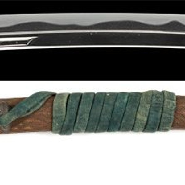 Wakizashi - by Horikawa Kunitomo - Echizen no Kami Fujiwara Kunitomo (Ryowazamono)