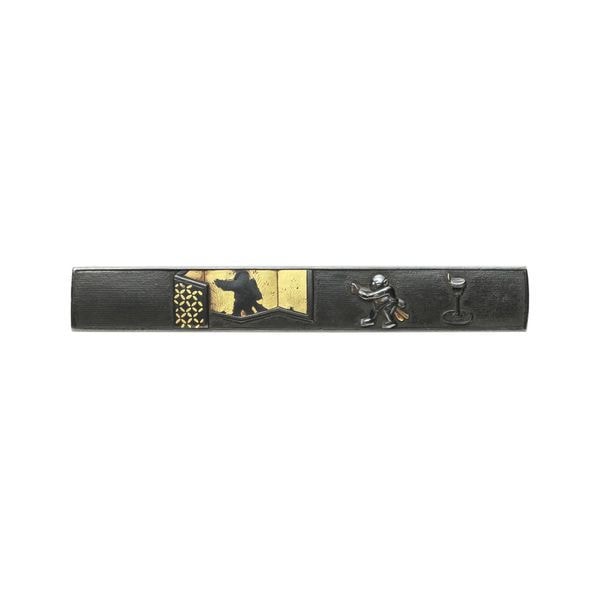 影絵図小柄 無銘 加賀金工小柄加賀金工