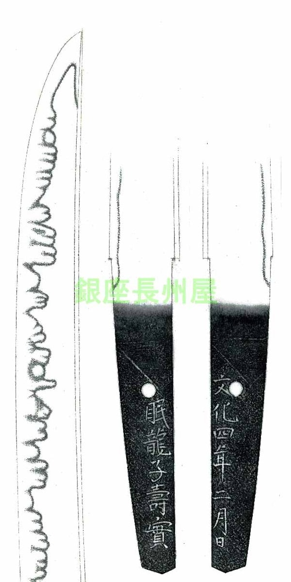 Wakizashi - by Toshizane - Toshizane - Bunka 4th Year, February