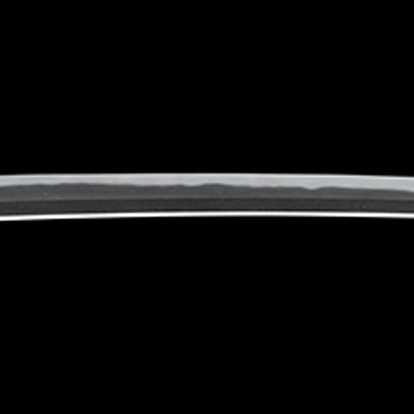 by Horikawa Kunikiyo - Yamashiro no Kami Fujiwara Kunikiyo - Forged from Nanban Tetsu, Gold Inlay Inscription: Two Bodies Cut