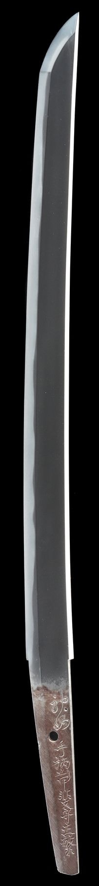 Wakizashi - Tokuho - by Tegarayama School - Shinmyo Tegarayama Kai no kami Masashige, made in Naniwa in February, Bunsei 4