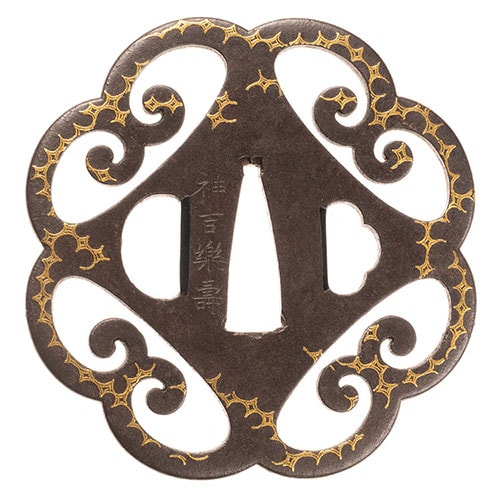 Tsuba - Tokuho - by Kamiyoshi Rakuju - Kamiyoshi Rakuju