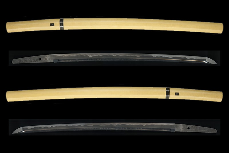 Wakizashi - Tokuho - by Sukehiro Sukenao - Tokubetsu Hozon Token: Omi no Kami Sukenao Wakizashi with Shirasaya