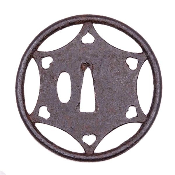 Ko-Kachushi Tsuba Hoshi ni Inome design