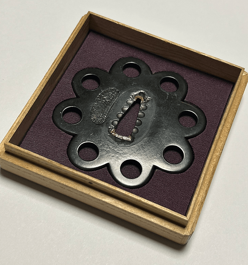 Tsuba - Jūyō - by Hirata Hikozo - Mumei Hikozo