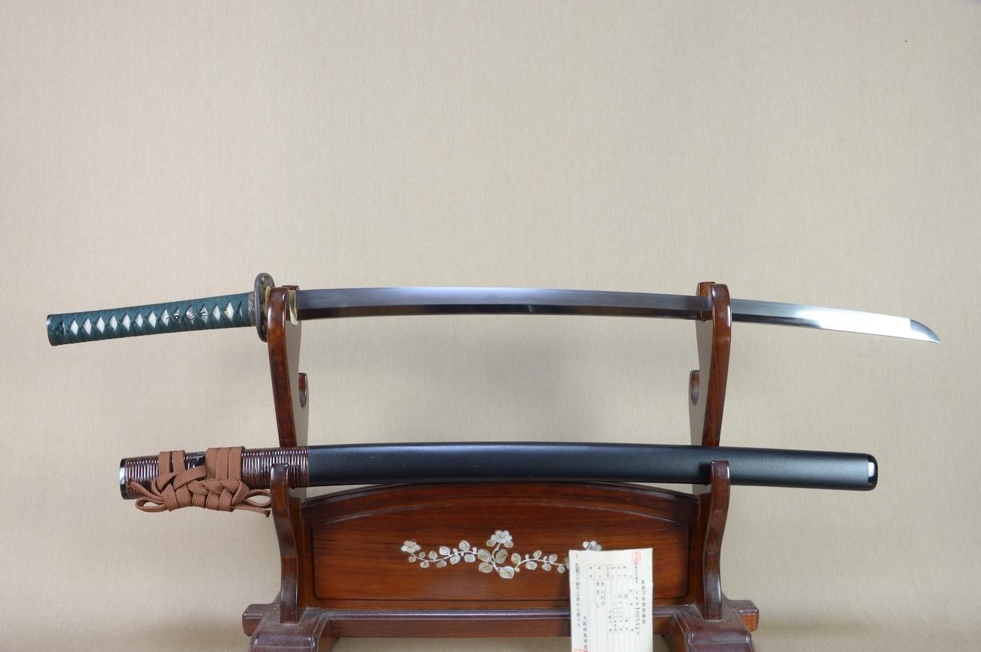 【研ぎ上がり、斬れ味良し 】「江村」 66.2cm 、鑑賞に・居合・試斬刀として!!!