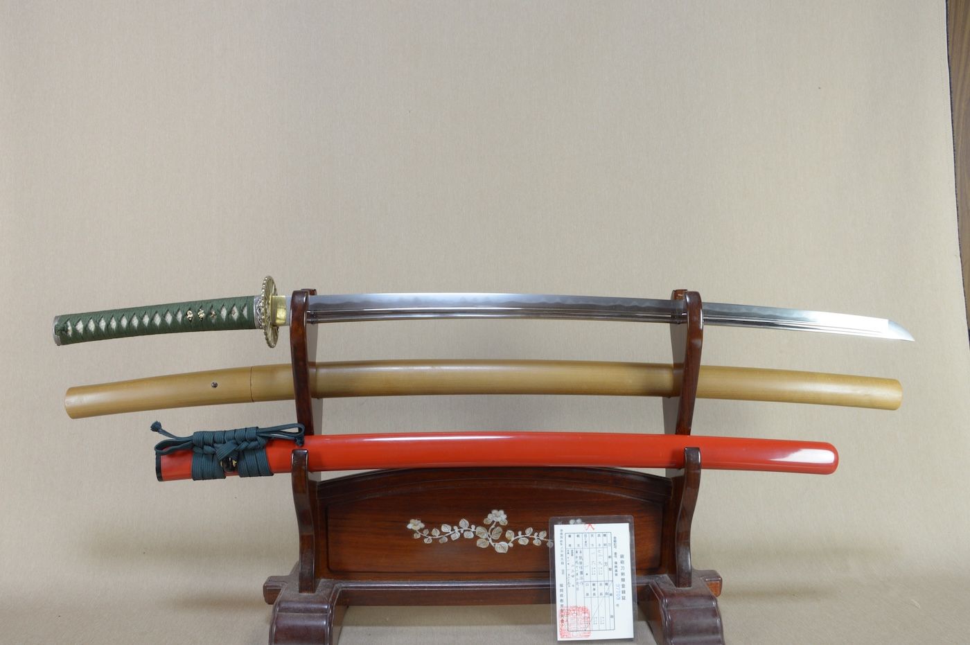 【現代に続く名門の一振り、四郎国光の子】「國治」72.9cm 、鑑賞に・居合・試斬刀として!!!