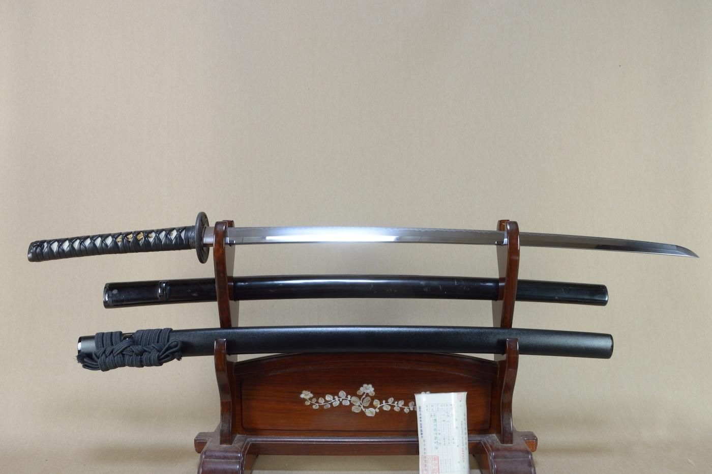 【研ぎ上がり・斬れ味抜群、拵新調】「関住兼時」75.2cm 、鑑賞に・居合・試斬刀として!!!