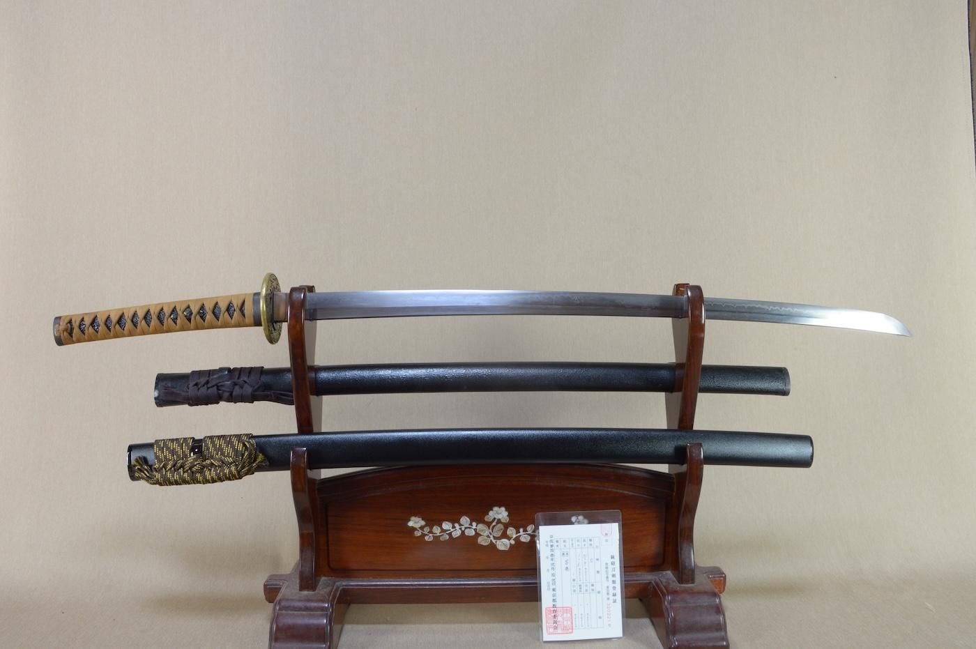 Katana - by Jumyo School - Late Koto for Practical Use: "Iwamaki" 71.9cm, for Appreciation, Iaido, and Tameshigiri!