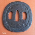 Tsuba - Hozon - by Shimizu Jingo - Papered Nidai Jingo Tsuba