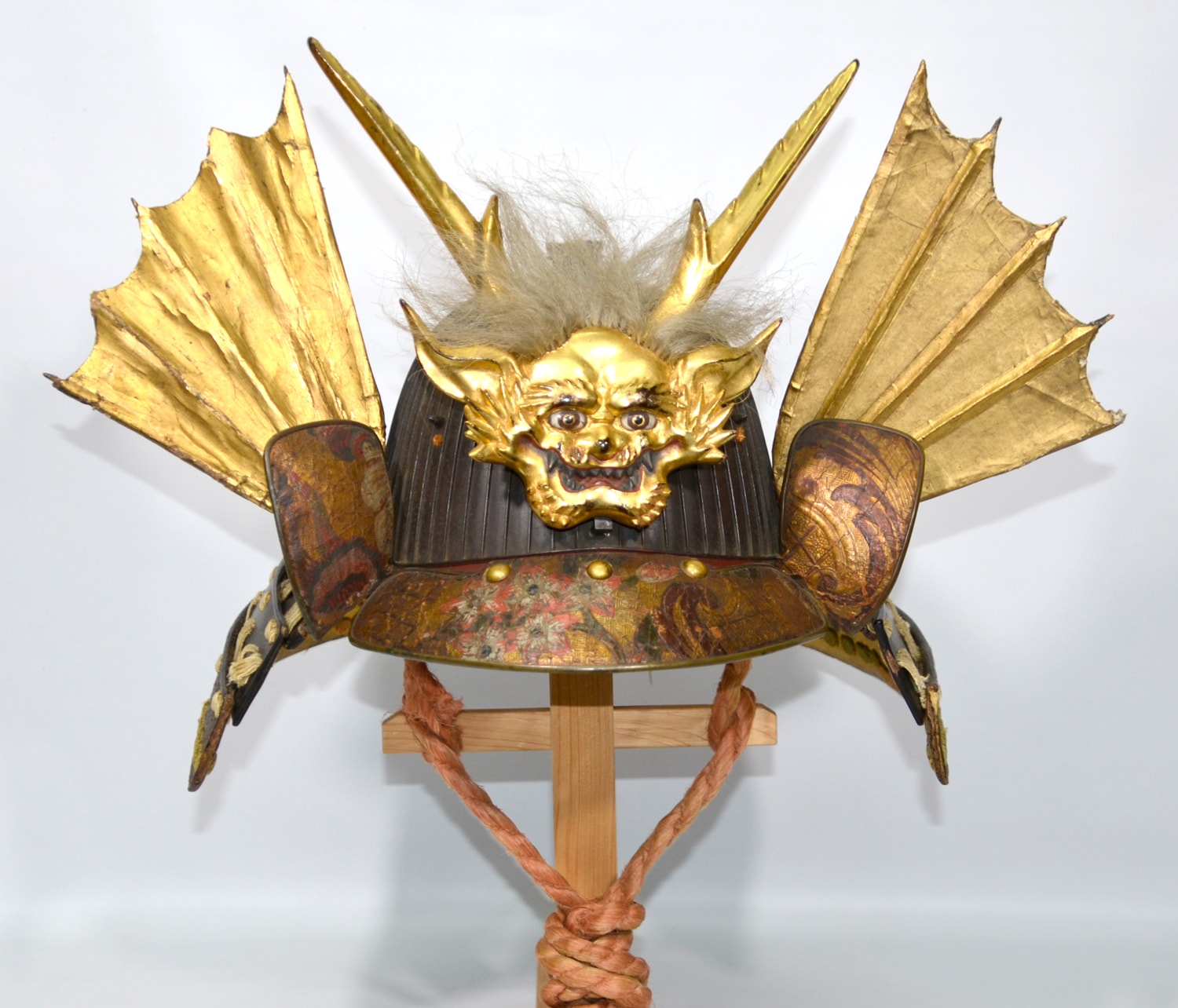 Kabuto - by Iemitsu - Armor: Iron 64-Plate Suji Kabuto, Signed Saotome Iemitsu of Joshu