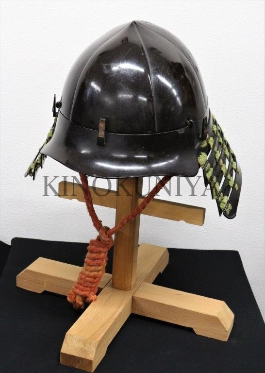 Kabuto - Iron Black Lacquer Split Toppainari Kabuto