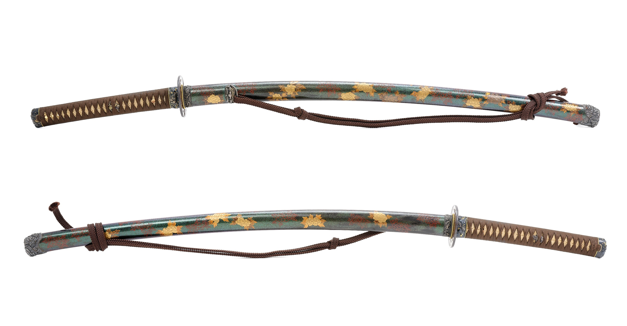 Katana in tiger koshirae